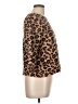 Tahari Animal Print Brown Pullover Sweater Size L - photo 4