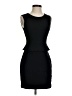 Theory Solid Black Cocktail Dress Size 4 - photo 1
