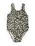 Old Navy Animal Print Ivory One Piece Swimsuit Size 3T - photo 1