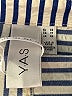 Y.A.S Stripes Blue Long Sleeve Blouse Size XS - photo 7