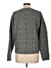 Maje Plaid Gray Pullover Sweater Size Lg (3) - photo 2