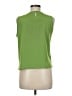 Notations 100% Polyester Green Sleeveless Blouse Size M (petite) - photo 2