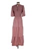 WAYF 100% Polyester Pink Casual Dress Size S - photo 2