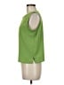 Notations 100% Polyester Green Sleeveless Blouse Size M (petite) - photo 5