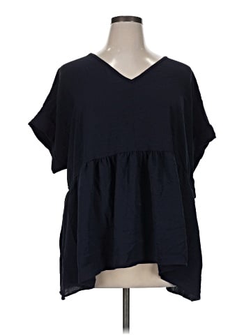 chic soul (chicsoul.com) Short Sleeve Blouse (view 1)