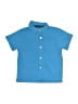 DKNY Solid Blue Short Sleeve Button-Down Shirt Size 3T - photo 1