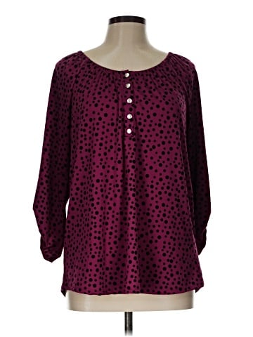 Notations 3/4 Sleeve Blouse (view 1)
