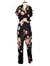 Zara Basic Floral Black Jumpsuit Size XS - photo 1