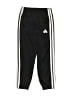 Adidas 100% Polyester Black Track Pants Size 7 - photo 1