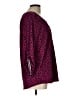 Notations Polka Dots Purple 3/4 Sleeve Blouse Size L - photo 4