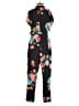 Zara Basic Floral Black Jumpsuit Size XS - photo 2