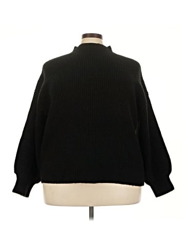 Aqua Turtleneck Sweater (view 1)