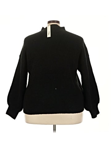 Aqua Turtleneck Sweater (view 2)