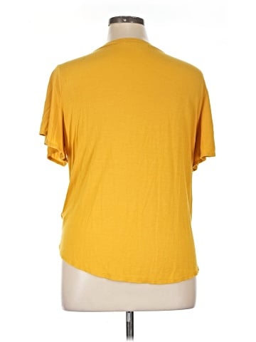 Green Envelope Short Sleeve Top (view 2)