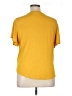 Green Envelope Yellow Short Sleeve Top Size 1X - photo 2