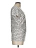 NY&C 100% Polyester Houndstooth Silver Short Sleeve T-Shirt Size L - photo 4