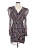 Aqua Paisley Blue Casual Dress Size S - photo 1