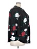 Torrid 100% Polyester Floral Black 3/4 Sleeve Blouse Size 3X Plus (3) - photo 4