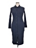 Madewell Blue Button-Front Midi Shirtdress Size XL - photo 1