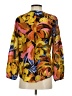 Blue Illusion Floral Yellow Long Sleeve Blouse Size XS - photo 2
