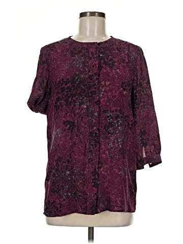 Banana Republic 3/4 Sleeve Silk Top (view 1)