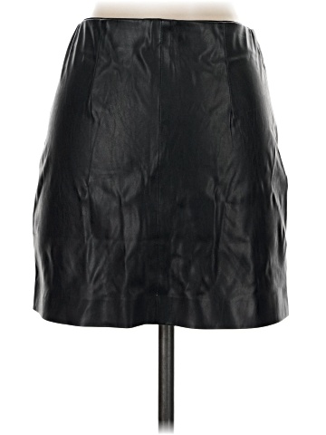 Shinestar Faux Leather Skirt (view 2)
