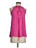 Aysha 100% Silk Pink Sleeveless Silk Top Size 2 - photo 1