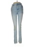 Bershka Hearts Blue Jeans Size 8 - photo 1