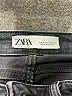 Zara Chevron-herringbone Black Jeans Size 6 - photo 4