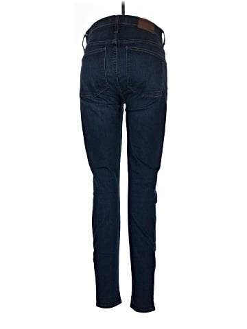 Madewell Tall 9" Mid-Rise Skinny Jeans in Hayes Wash: Button-Front Edition (view 2)
