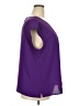 Kasper 100% Polyester Purple Sleeveless Blouse Size 2X - photo 4