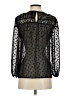 HD in Paris 100% Polyester Polka Dots Black Long Sleeve Blouse Size 2 - photo 2