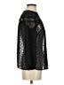 HD in Paris 100% Polyester Polka Dots Black Long Sleeve Blouse Size 2 - photo 4