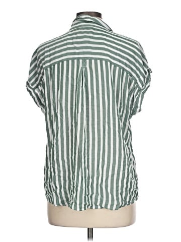 Cosmic Blue Love Short Sleeve Blouse (view 2)