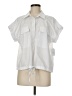 Time and Tru White Short Sleeve Blouse Size 8 - 10 - photo 1