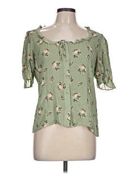 Reformation Short Sleeve Blouse