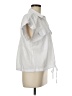 Time and Tru White Short Sleeve Blouse Size 8 - 10 - photo 5