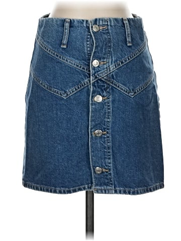 Topshop Denim Skirt (view 1)