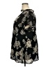Torrid Floral Black Short Sleeve Blouse Size 2X Plus (2) - photo 5