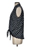 Ann Taylor 100% Polyester Polka Dots Black Sleeveless Blouse Size S - photo 5