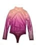 Karen Millen Ombre Pink Bodysuit Size Med (3) - photo 1