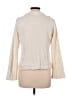 Relativity Jacquard Solid Ivory Cardigan Size M (petite) - photo 2