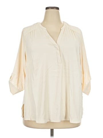 Torrid 3/4 Sleeve Blouse (view 1)