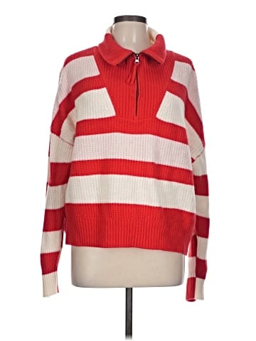 Solid & Striped Wool Pullover Sweater (view 1)