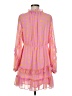 Scoop Polka Dots Pink Cocktail Dress Size M - photo 2