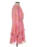 Scoop Polka Dots Pink Cocktail Dress Size M - photo 4
