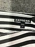 Express Stripes Black Casual Skirt Size 12 - photo 4
