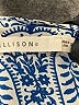 Ellison 100% Polyester Blue 3/4 Sleeve Blouse Size S - photo 7