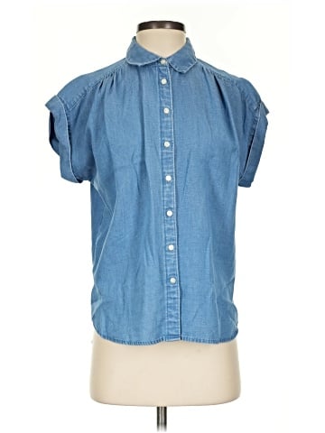 Ann Taylor LOFT Short Sleeve Button-Down Shirt (view 1)