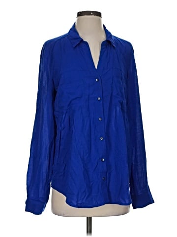 Maeve Long Sleeve Button-Down Shirt (view 1)